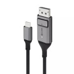 ALOGIC 2m Ultra USB-C isane DisplayPort isasele kaabel, 4K 60 Hz, LED, valge