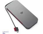 Lenovo GO liitiumpol&uuml;meer (LiPo) 10000 mAh juhtmevaba laadimine hall
