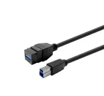 VivoLink USB 3.0 Type-A to Type-A pikenduskaabel PROKEYUSB3AFBM2B, 2 m, must