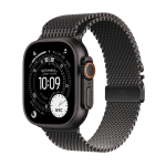 Nutikell Apple Watch Ultra 3 GPS + Cellular 49mm Must Titaanist Korpuse ja Musta Titaanist Milani Aasaga Keskmine