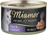 Miamor Feine Filets tuunikala kalmaaridega, m&auml;rgtoit kassidele, 100 g purk