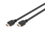 DIGITUS HDMI Ultra High Speed &uuml;henduskaabel, t&uuml;&uuml;p A M/M, 2m koos Ethernetiga, UHD 8K 60p, must