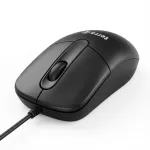 TERRA hiir 1500 Juhtmega USB must 3 nupuga, s&uuml;mmeetriline, juhtmega, 1,80 m (2920513)