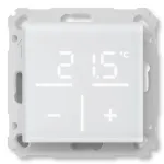 Klaasseina termostaat Homematic IP 161333A0 CO2-anduriga, digitaalne RF, 230 V, 54,5&times;54,5&times;29 mm