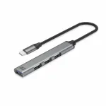 USB-jaotur ACT AC6425 USB-C 5000 Mbit/s alumiinium hall