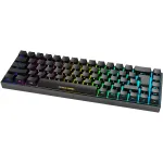 Deltaco GAM-100-DE - 65% - USB + Bluetooth - mehaaniline l&uuml;liti - QWERTZ - RGB-LED - Must