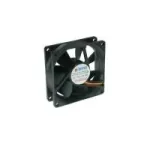 TITAN TFD-8025M12B 80mm korpusventilaator - must