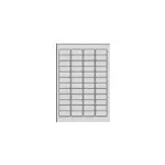 Avery Heavy Duty laseretikett - Pol&uuml;esteretikett - Valge - 45,7 x 21,2 mm 960 etiketti (20 lehte x 48) (L4778-20)