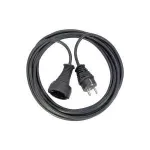 Brennenstuhl 1165010015 Qualit&auml;ts-Kunststoffkabel 2 m H05VV-F 3G1,5, schwarz (1165010015)
