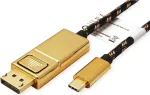 ROLINE 11.04.5849 USB-graafikaadapter 4096 x 2560 pikslit Must - Kuldne (11.04.5849)