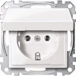 Merten MEG2311-0419. Buchsen-Typ: CEE 7/3, Unterst&uuml;tzte Stecker-Typen: CEE 7/4. Produktfarbe: Wei&szlig;, Material: Thermoplast. Eingangsspannung: 250 V, St