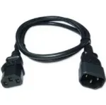 Zebra CS-CAB-IEC-L toitekaabel Must 1 m C13 pistik C14 pistik