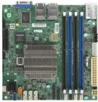 SUPERMICRO A2SDi-4C-HLN4F - Emaplaat - Mini-ITX - Intel Atom C3558 - USB 3.0 - 4 x Gigabit LAN - Integreeritud graafika