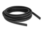 DELOCK plastist painduv ovaalne kaablikaitsekanal 13,6 x 6,3 mm, 5 m, must