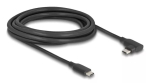 USB-kaabel DeLOCK 81195 3m USB C Must 10 Gbit/s