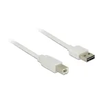 USB 2.0 kaabel, A-t&uuml;&uuml;pi isane B-t&uuml;&uuml;pi isasele, 3 m, DeLOCK 85154