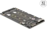 DELOCK SFF-8654 8i 2x M.2 Key M NVMe SSD muundur, mudel 64295