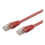 Wentronic Goobay CAT 6 paigalduskaabel, U/UTP, punane, 3 m - CCA vase segu (68411)