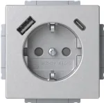 Busch-Jaeger SCHUKO pistikupesa SB-A+C 20 EUCB2USBAC-83 (2CKA002011A6304)