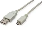ITB STANDARD USB 2.0 kaabel A Micro B beež - kaabel - digitaalne/andmeedastus (S3152)