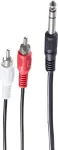 Audio kaabel 6.35mm 2 x RCA ShiverPeaks BS30511
