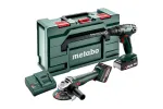 Metabo SET 2.4.3 18 V 1600 RPM Must, roheline, punane