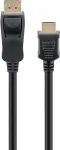 64836 DisplayPort 1.2 HDMI-adapterkaabel 1.4 4K @ 30Hz / &uuml;likiire HDMI-kaabel/kullatud pistikud veatu signaaliedastuse jaoks/s&uuml;learvuti