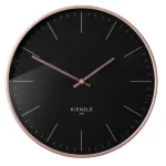 KIENZLE DCF raadiojuhitav seinakell Modern 25 cm roosakuld/must