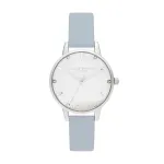 Olivia Burton Naiste Taevane Kell OB16SG07 - 30mm Roosakuldse Tooniga Roostevabast Terasest Korpuse ja Halli Nahkrihmaga