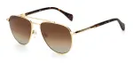 RAG&BONE Naiste RNB1044GS3YG5 Havana Pruun Ruudukujulised P&auml;ikeseprillid 55/17/145 mm