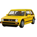 COBI 24663 Volkswagen Golf GTI (1976-1983) ehituskomplekt, 1:35, valge