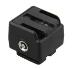 JJC Hot Shoe Adapter Sony Alpha to Standard ISO 518 with PC Sync Port