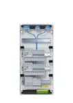 Hager VA48BV2 Jaotuskilp APV 4x12PLE IP30 Eeljuhtmestatud 2 FI-kaitset Pinge&uuml;lepingekaitse