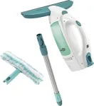 Leifheit Window Vacuum Glass Cleaner Dry&Clean with Handle & Wiping Brush 51003