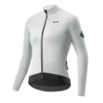 ROCKBROS naiste YDWT006 TVI isoleeritud jalgrattajakk s&uuml;giseks/talveks, valge-hall, suurus M