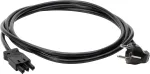 Kopp GST18i3 Schuko nurktoitepistikuga toitekaabel 3m 3G1.5mm&sup2; H05VV-F must