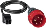 BENNING 044148 CEE m&otilde;&otilde;teadapter 16 A 5-pooluseline 400 V koos 4 mm turvapesadega