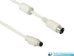 Good Connections 4251-STS klaviatuuri adapterkaabel Mini DIN 6-kontaktne pistik&ndash;DIN 5-kontaktne pistik