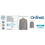 ORDINETT plastikust riidekattekiled 4 tk 62x95cm l&auml;bipaistev t&otilde;mblukuga