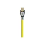 Good Connections PYTHON GC-M0075 DisplayPort 1.2 kaabel, 4K2K / UHD, kullatud kontaktid, OFC, nailonpunutud, kollane, 1 m
