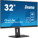 iiyama ProLite XUB3293UHSN-B5 arvutimonitor 80 cm (31,5 tolli) 3840 x 2160 pikslit 4K Ultra HD LCD must