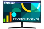 Monitor Samsung 27 tolli S36GD Full HD (1920&times;1080), VA LCD, 100 Hz, 4 ms, 1800R kumer, HDMI ja VGA, VESA 75x75, must