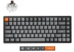 Keychron K2 Max klaviatuur Universaalne RF juhtmevaba QWERTY inglise must hall 75% mehaaniline