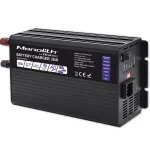 Qoltec Smart Monolith akulaadija LiFePO4 AGM GEL SLA akudele | 20A | 24V