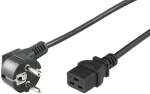 Microconnect PE0771902 toitekaabel Must 1,8 m CEE7/7 C19 pistik