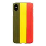 Nutitelefoni &uuml;mbris man and wood iPhone XS Max jaoks &ndash; mudel Reggae, must