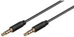 Microconnect IPOD017 helikaabel 1,5 m 3,5 mm, must