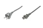 Assmann v&otilde;rgukinnituskaabel. Schuko - C5 M/F. 1.2m. H05VV-F3G 0.75 mm&sup2;. bl (AK-440115-012-S)