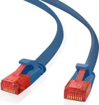 Paigalduskaabel helos Ultra Slim RJ-45 m&ndash;m 7,5 m UTP Cat 6 lame