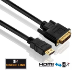 HDMI-DVI-kaabel PureLink PI3000-005 0.5m